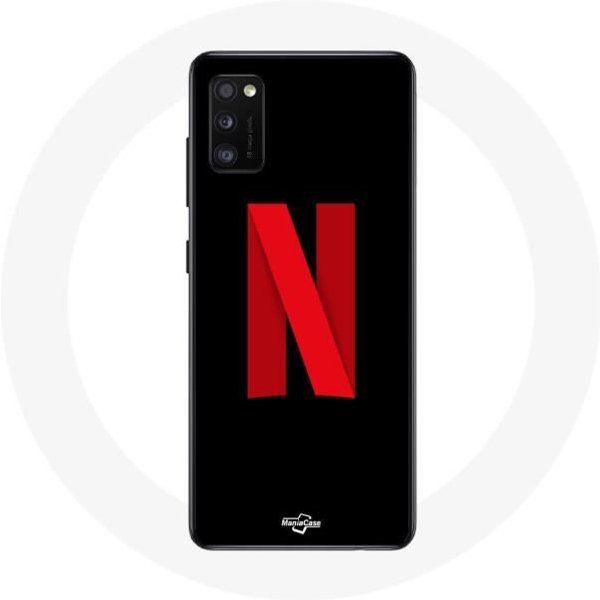 Funda Para Samsung Galaxy S20 Logo Netflix Rojo Fondo Negro-image