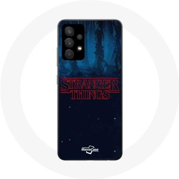 Funda Para Samsung Galaxy A13 4G / A13 4G Lite Logo De Stranger Things Fondo Azul De La Temporada 2-image