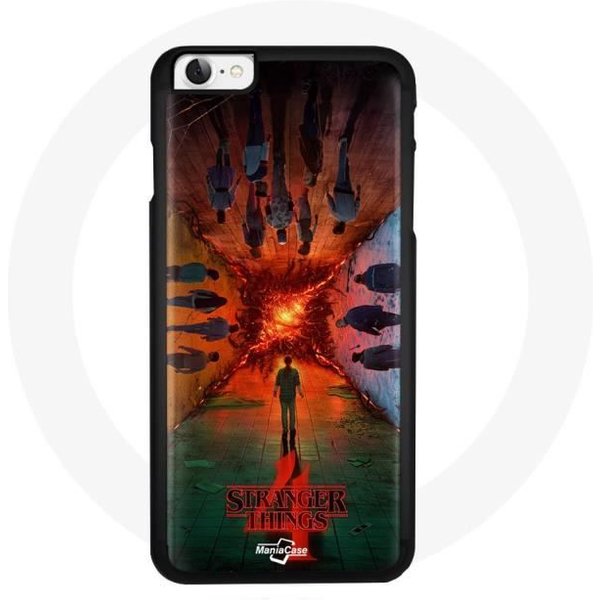 Funda - Stranger Things - Iphone 7 - Flexible - Negra - ProteccióN Contra Golpes Y ArañAzos-image
