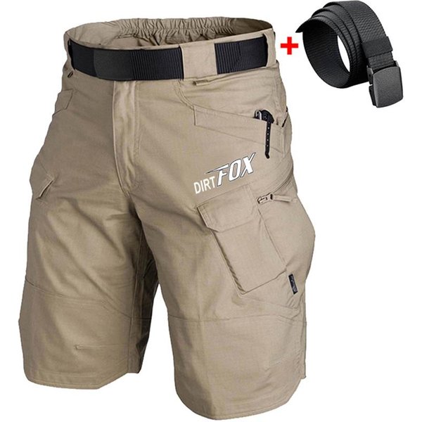 Dirtfox Equipo De Ciclismo Pantalones Cortos Mtb Downhill Transpirables Pantalones Cortos Para Hombre Ropa De Bicicleta Carretera MontañA Motocross Pantalones Cargo 4XL (103-112KG)-image
