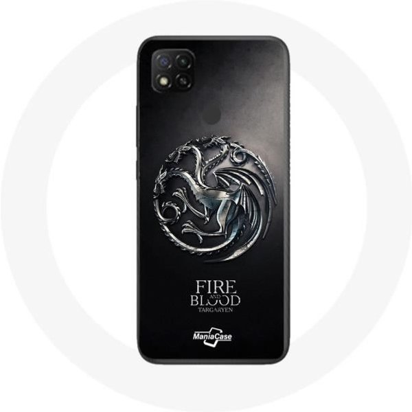 Funda - Maniacase - Xiaomi Redmi 9C - Juego De Tronos Targaryen - ProteccióN Contra Golpes - RíGida-image