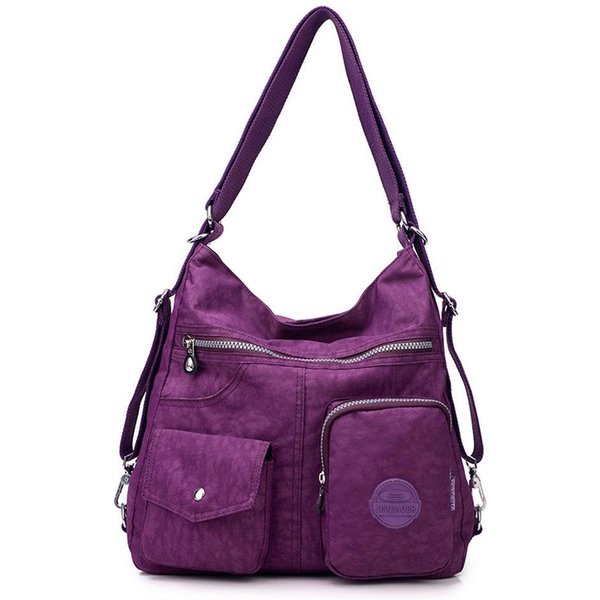 Nowa Torba Nylonowa O DużEj PojemnośCi, Lekka, Wielowarstwowa, Jednoramienna, Plecak Typu Crossbody, Torba PodróżNa-image