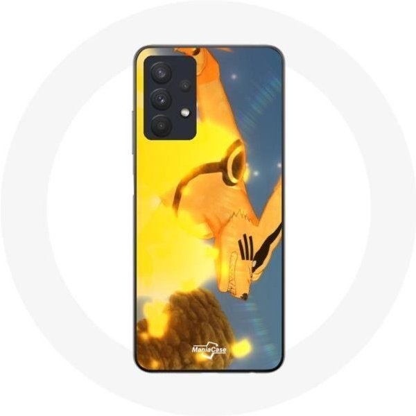 Funda Maniacase Para Samsung Galaxy A32 5G Naruto Kurama Manga PóSter Negro-image