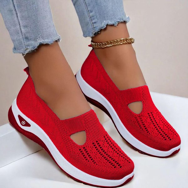 Zapatos De Verano, Sandalias Transpirables, Suela Suave Antideslizante, Zapatos Casuales Para Caminar. 42 Rojo-image
