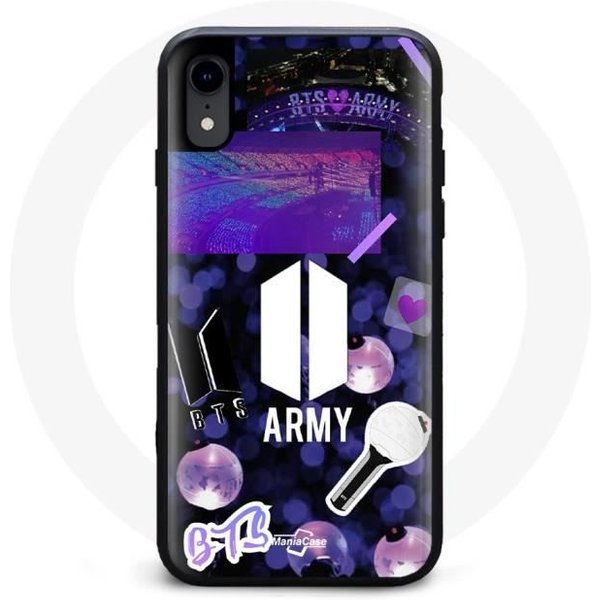 Funda Para Iphone X Bangtan Sonyeondan BTS Logo Army Bomb Lightstick-image