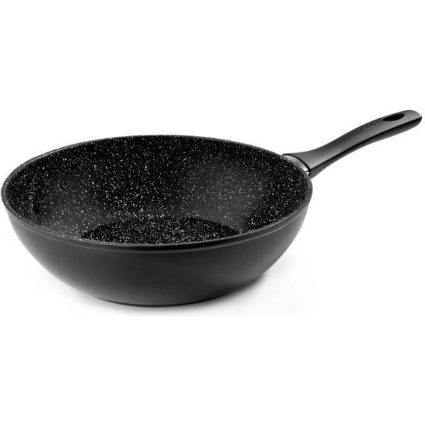 Wok AntiadhéSif - Ibili - Natura - 24 Cm - Aluminio - Total InduccióN-image