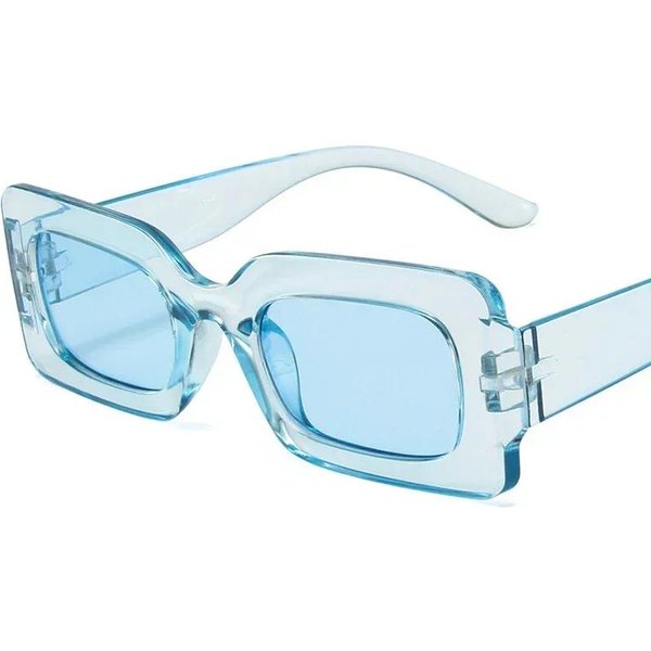Gafas De Sol Coloridas Estilo Hip Hop Para Mujer, Montura Cuadrada Retro PequeñA, ProteccióN UV400 Para Conducir, Gafas De Moda Para Exteriores. As Picture-image
