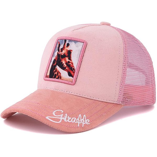 Nowa Czapka Truckerka Unisex Z Siatki, Naszywka Z Wzorem Leoparda, Zamszowa Czapka, Letnia Czapka Baseballowa, Czapka Streetwear Dla MężCzyzn I Kobiet 56Cm-60Cm-image