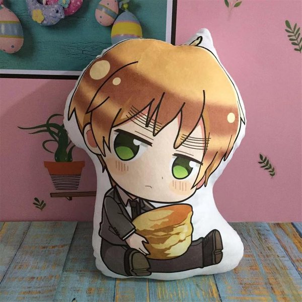 10Cm Mini Pluszowy Wisiorek Anime Axis Powers Hetalia - Feliciano Vargas Arthur Kirkland Ivan Pluszowa Zabawka Dekoracja Torby 10CM Pendant Beige-image