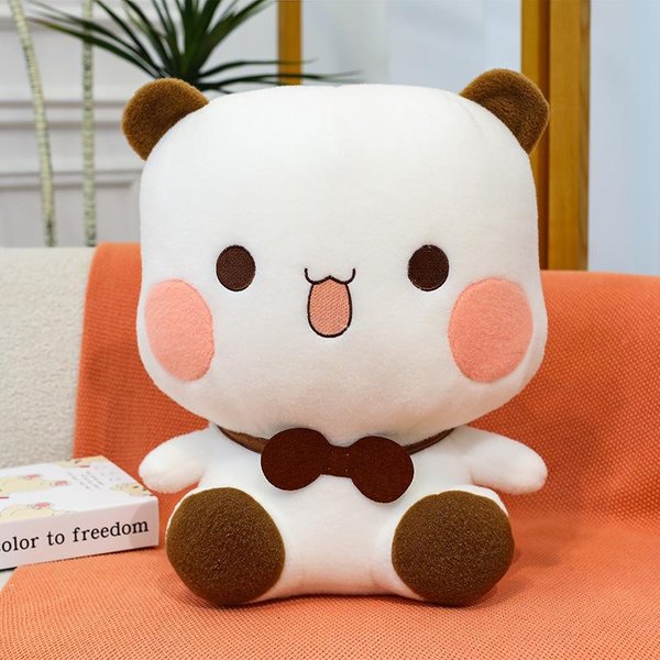 Peluche De Dibujos Animados Yier Bubu Lindo Uno Dos Bubu Oso Pareja Peluche Almohada MuñEca Juguete Lindo Juguete De Peluche Anime Regalo Para Novia 45Cm-image