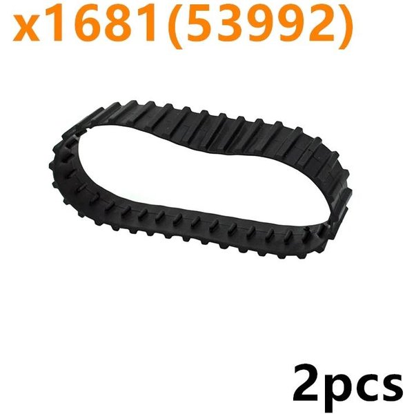 CzęśCi Techniczne GąSienica Zbiornika Ogniwo ŁAńCucha ZęBatka GąSienica Klocki Budowlane PasująCe W Tym 53992 88323 3873 3711 SkłAda CząStki Black-image