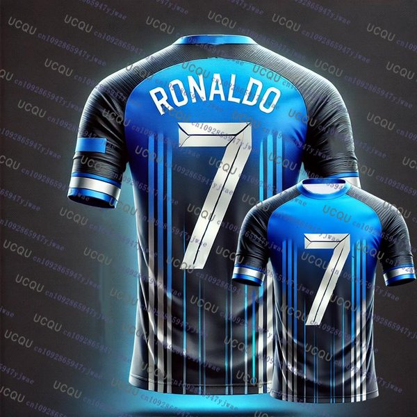 2026 Nueva Llegada EdicióN Especial Ronaldo 7 Camiseta De FúTbol Deportiva Manga Corta Camiseta De Entrenamiento Camiseta De FúTbol 4XL-image