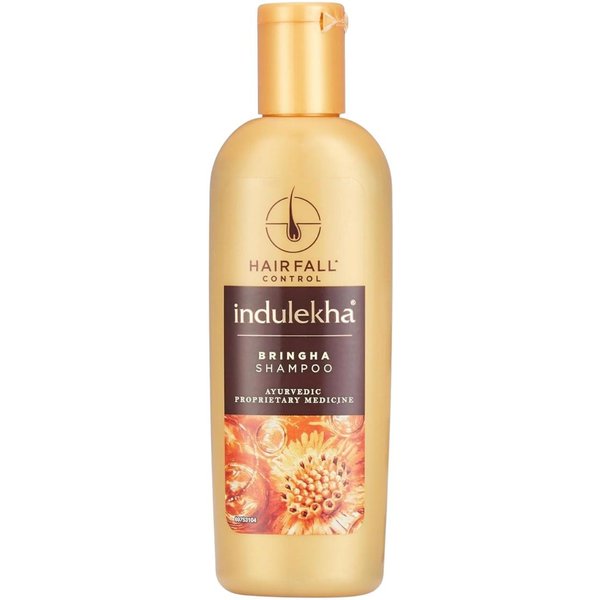 Champú AyurvéDico Indulekha Bringha 100 Ml Control De La CaíDa Del Cabello Con Extractos Naturales Limpieza Suave Para Hombres Y Mujeres Uso Diario-image