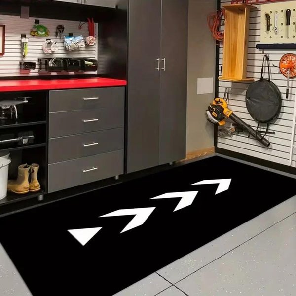 Dywanik Motocyklowy Mata Do GarażU Odporna Na Olej Odporna Na ZużYcie Mata Wystawowa Dywanik PodłOgowy Do Korytarza Sypialni WystróJ Domu 60X180Cm 24X71Inch-image