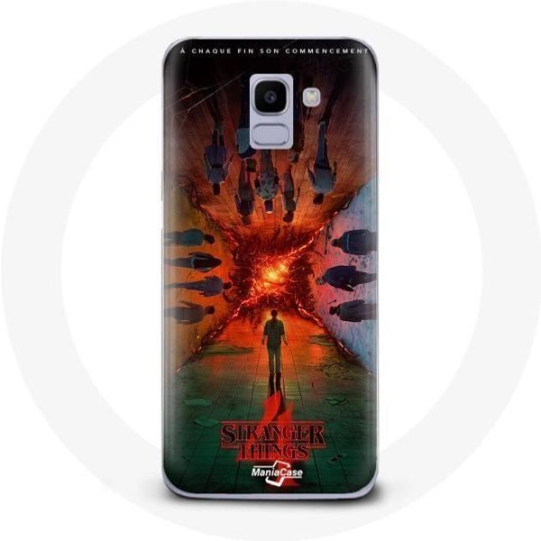 Funda Para Samsung Galaxy J6 2018 Stranger Things Temporada 4 PóSter Crews Of The New Theory-image