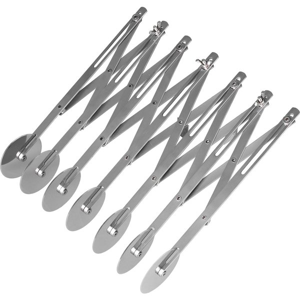 Rodillo Cortador De Masa De Acero Inoxidable Con Ruedas MúLtiples Divisor Galletas PasteleríA Pizza Herramientas Para Hornear 7 Ruedas-image