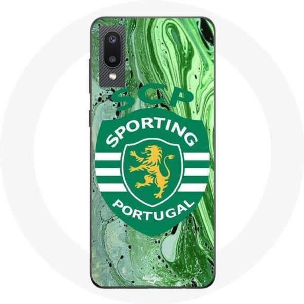 Funda - Maniacase - Samsung Galaxy A02 - Flexible - Sporting Portugal - ProteccióN Y DecoracióN Negro-image