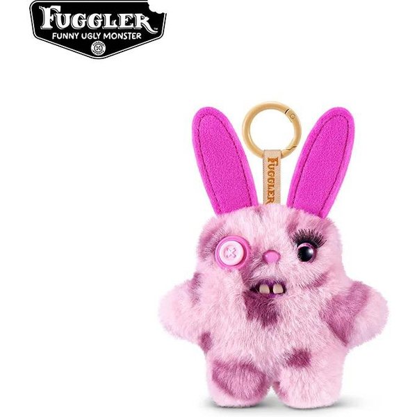 Oryginalny Fuggler Baby Baddies Pluszowy Breloczek Do Torebki Brzydki Uroczy PotwóR Pluszowy Breloczek Kolekcja MięKki Losowy Wisiorek Prezent Urodzinowy Dla FanóW Pink-image