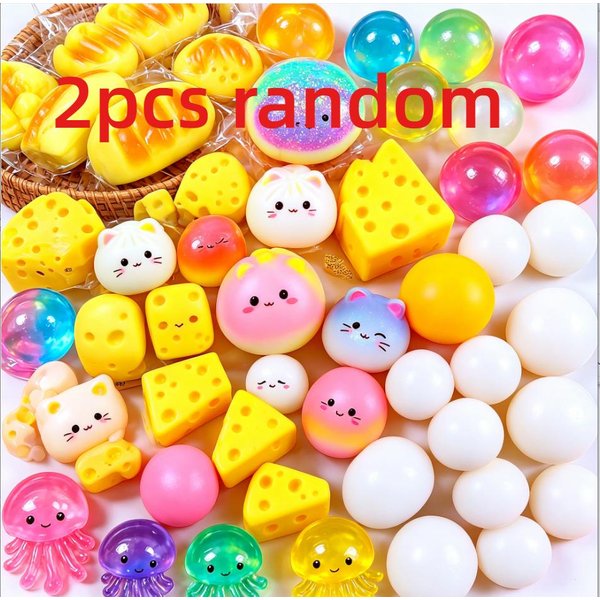 Kawaii ŁApka Kota Tajemnicze PudełKo Blind Box Hi Zabawka Squishy Symulowane Jedzenie Urocza Stopa Do ŚCiskania Antystresowa OdprężAjąCa Fidget-image
