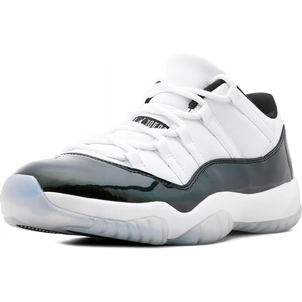 Air Jordan 11 Retro Low 'Emerald' 528895-145 40.5 White-image
