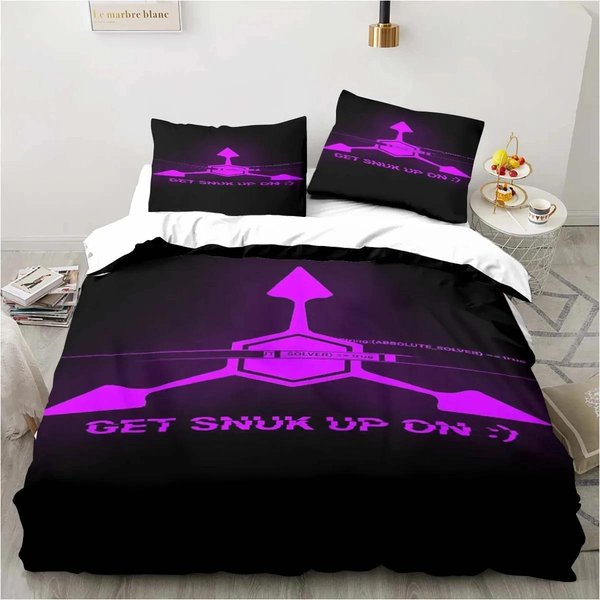 Nuevo Juego De Cama De Dibujos Animados Murder-Drones Con ImpresióN 3D, Funda NóRdica Juego De Cama Funda De EdredóN Funda De Almohada, TamañO King Queen Twin NiñOs NiñAs Adultos 70X133Cm 2Pcs-image