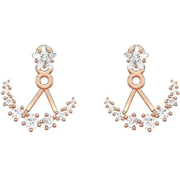 Pendientes De Aro Doble Uso Lunasol PenéLope Cruz Swarovski Para Mujer Blancos 5486351 Box (Random Color) Beige-image