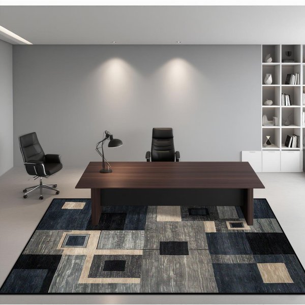 AntypośLizgowe Zmywalne Dywany Geometryczne Dekoracja Salonu Domowego Dywany MięKkie Lounge Na Dużą Powierzchnię Do Sypialni Nowoczesna Prosta Mata PodłOgowa 60*90Cm Gray-image