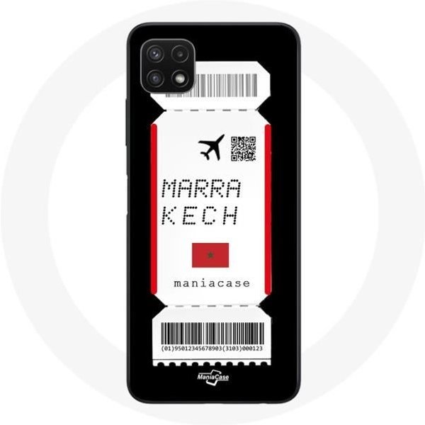 Funda Para Samsung Galaxy A22 5G Billete De AvióN Marrakech Marruecos-image
