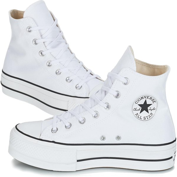 Damskie Trampki Converse BiałE Chuck Taylor All Star Platforma 560846C 41 White-image