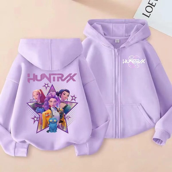 Bluzy Bluzy DziewczęCe Bluza Rozpinana Z Kapturem KreskóWkowa Kurtka DziewczęCa Modna Bluza Z Kapturem DziecięCa Casualowa Bluza Top 120-image