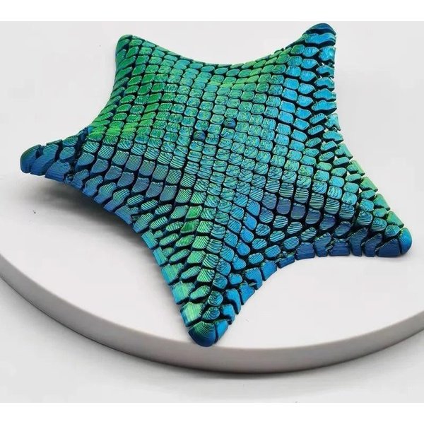 Estrella De Mar Squishy Impresa En 3D Flexibat Juguete Fidget Para Escritorio - Divertida DecoracióN De Estrella De Mar Para Escritorio, DecoracióN De Escritorio ÚNica Estrella De Mar Flexible Regalo-image