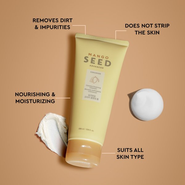 The Face Shop Limpiador Espumoso Cremoso De Semillas De Mango 150Ml-image