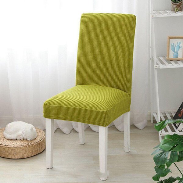 Funda De Silla Gruesa, Funda De CojíN Para Silla De Comedor, Funda De Taburete Universal, Funda De Asiento EláStica Para Mesa De Comedor De Hotel Azul Oscuro-image