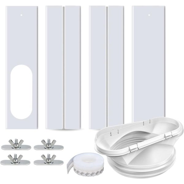 Kit De Ventana Para Aire Acondicionado PortáTil Ventana Ajustable Para Aire Acondicionado VentilacióN De Ventana Corrediza Para Aire Acondicionado-image