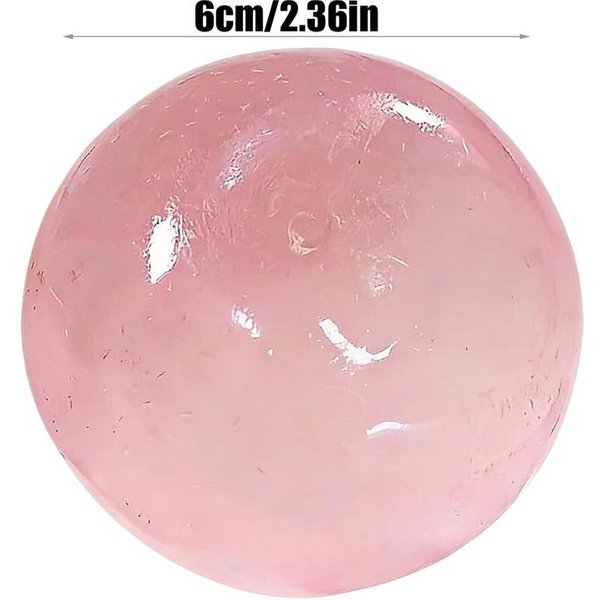 RęCznie Robiona Kulka Squishy Z Oleju Kokosowego, Powoli WracająCa Do KształTu, Zabawka Fidget Na Stres, Przezroczysta Galaretkowa Kulka Sensoryczna, MięKka Zabawka Do łAgodzenia Stresu Dla DorosłYch-image
