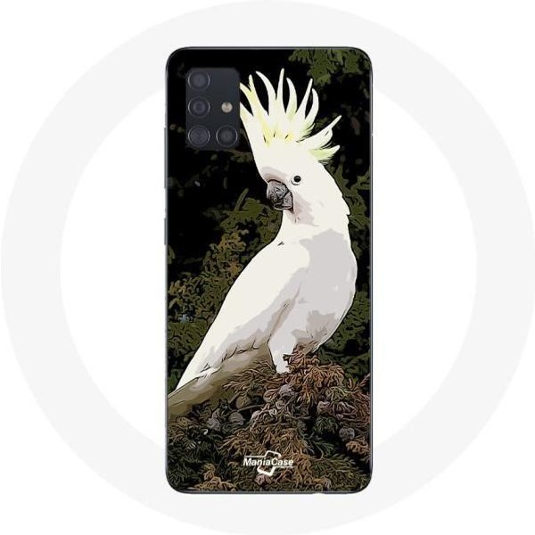 Funda Para Samsung Galaxy A51 5G CacatúAs Loros Blanco En El áRbol-image