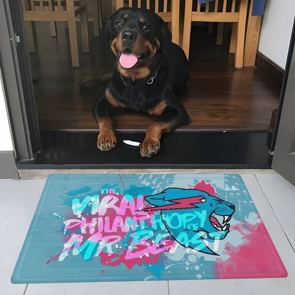 Mr-B-Beast Zmywalny AntypośLizgowy Dywanik Do Przedpokoju Salonu Kanapy Krzeseł Dywanik Kuchenny Wycieraczka Dywanik 40X60 Cm-image