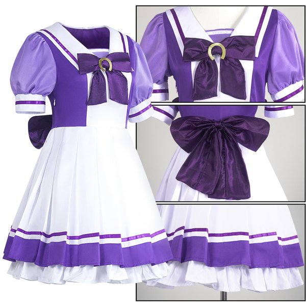 ŁAdny Kostium Cosplay Mundurek Szkolny Derby Treson PełNy Zestaw Mundurka Szkolnego Damski Kostium Na WystęP Anime Na Scenie M-image