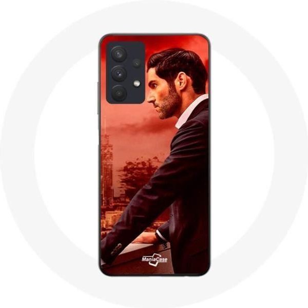 Coque Maniacase Pour Samsung Galaxy A32 4G Lucifer Morningstar Saison 5 SéRie-image
