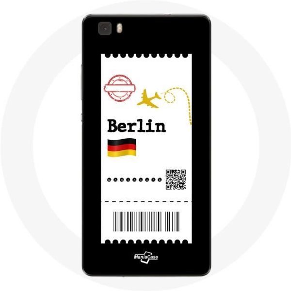 Funda Para Huawei P8 Lite Billete De AvióN BerlíN-image