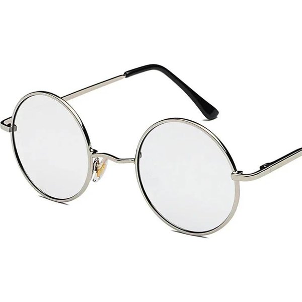 Klasyczne MałE OkrąGłE Okulary PrzeciwsłOneczne UV400 Dla MężCzyzn Kobiet Retro Vintage OkrąGłE Hippie Okulary PrzeciwsłOneczne As Picture-image