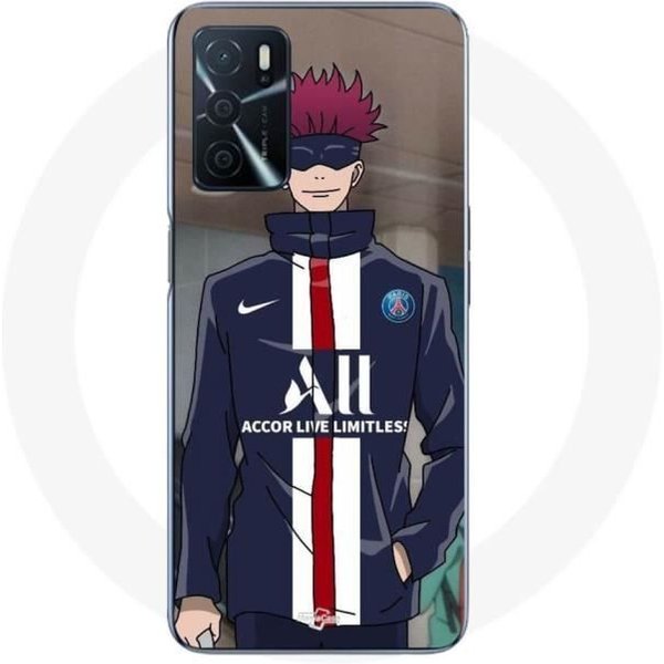 Coque Maniacase Pour Oppo A16S Paris Saint Germain Anime Negro-image