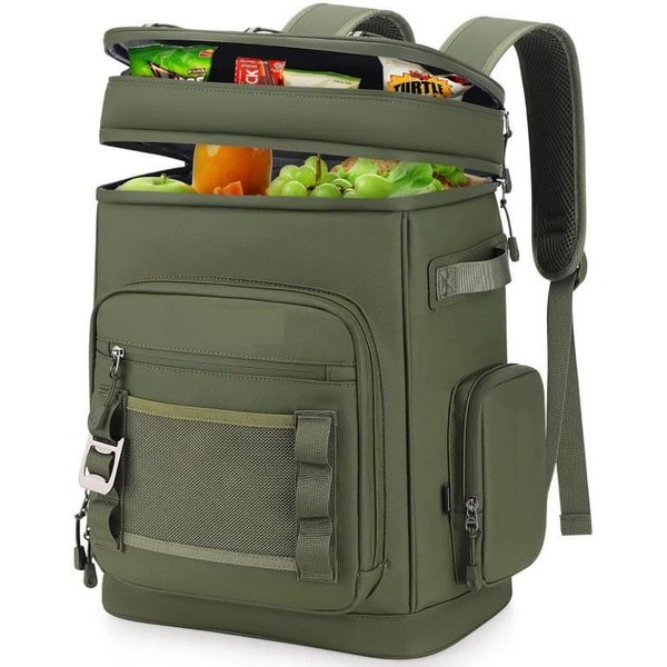 Mochila Refrigeradora Aislada Impermeable De 30L Para Hombres Mujeres Mochila Refrigeradora A Prueba De Fugas Para Camping Playa Pesca Picnic Bolsa De Viaje 30 - 40L-image