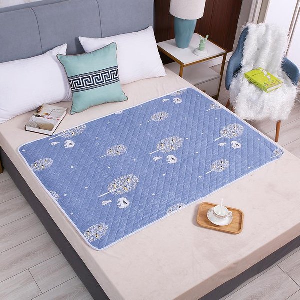 ColchóN Lavable Impermeable, Esterilla De Orina Para BebéS PequeñOs, Protector De Cama De Dibujos Animados, PañAl, Almohadilla De Orina, Transpirable-image