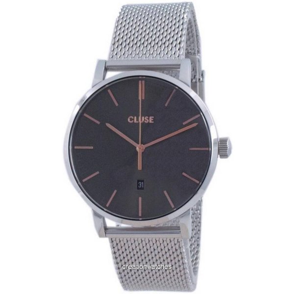Reloj cluse Aravis De Cuarzo Y Acero Inoxidable Con Esfera Gris CW0101501003 Para Hombre Gris-image