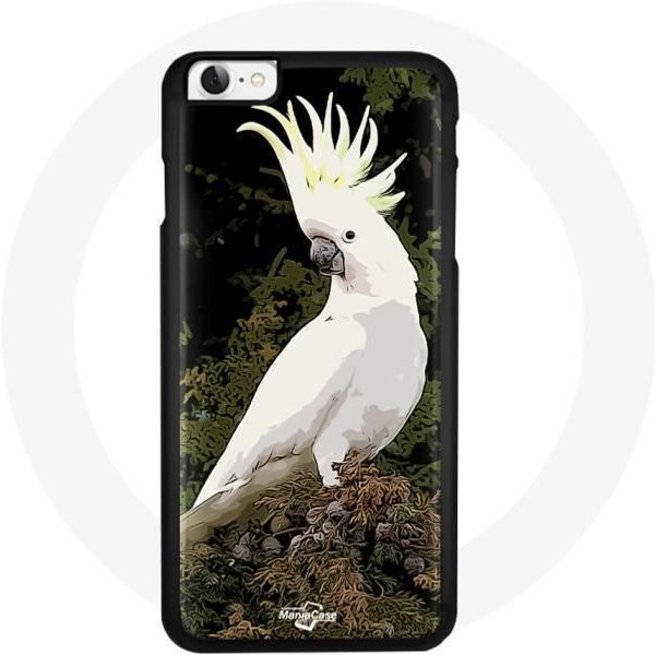 Funda Iphone 6 Cacatuas Loros Blanco Sobre El áRbol-image