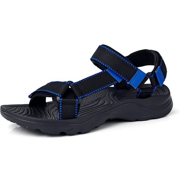 Sandalias De Alta Calidad Para Hombre, Sandalias De Playa, Zapatos Casuales CóModos, Sandalias Ligeras De Verano De Gran TamañO Para Hombre, Sandalias Romanas CóModas 42 Black-image