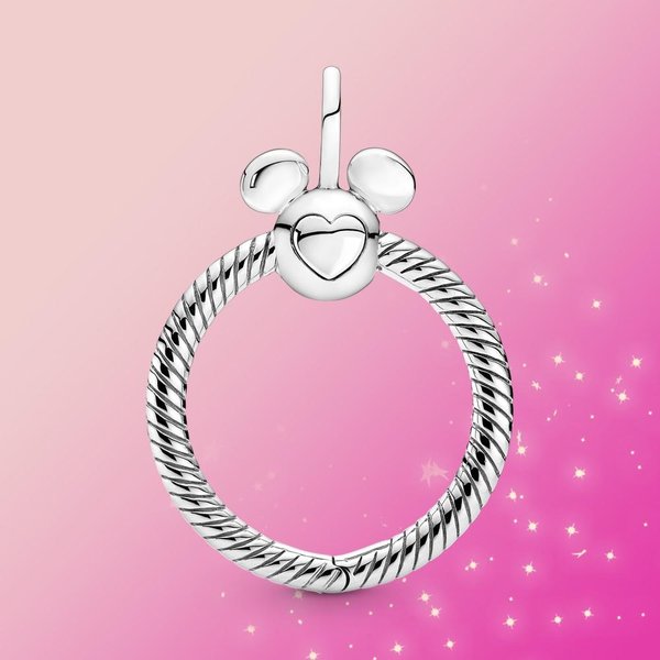 Dije De Plata 925 AutéNtica Con Forma De RatóN, Colgante De Plata De Ley, Compatible Con Collar Original, JoyeríA Artesanal, Regalo Para Mujer White-image