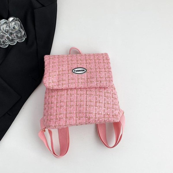 Mochila De Moda Simple De Gran Capacidad Nueva Mochila PequeñA De Moda Para Viajes De Mujeres Bolso Escolar Casual Para Estudiantes-image
