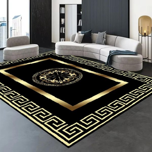 Luksusowy Geometryczny Dywan Dekoracja Salonu Dywan Pod Sofę Mata PodłOgowa Przy ŁóżKu NiezbęDny Element Nowoczesnego Wystroju Domu Mata PodłOgowa Na Balkon Stolik Kawowy 40X60Cm-image